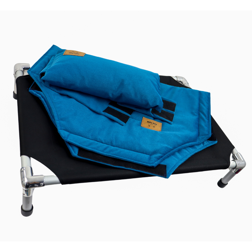 FUNDA COLECCIÓN TAPIZ PREMIUM TIPO HAMACA - AZUL