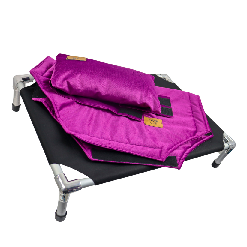 FUNDA COLECCIÓN TAPIZ PREMIUM TIPO HAMACA - MORADO