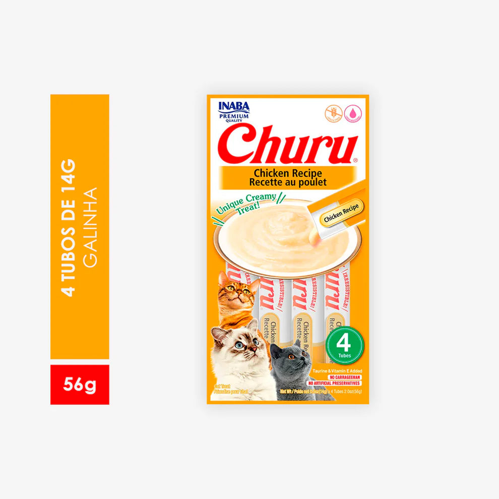 Churu para Gatos Adultos sabor Pollo 56g