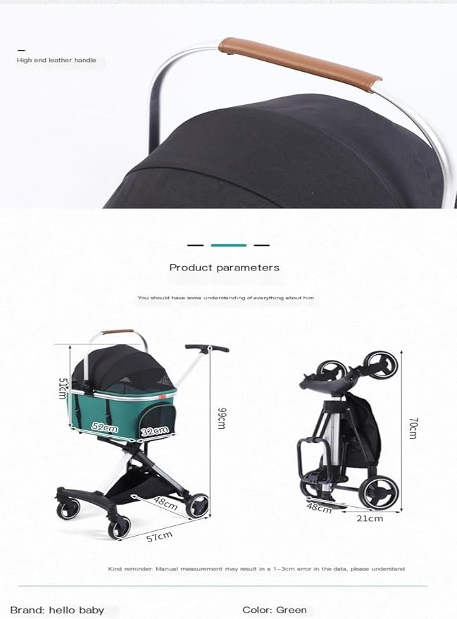 Cochecito para Mascotas, Práctico y Plegable