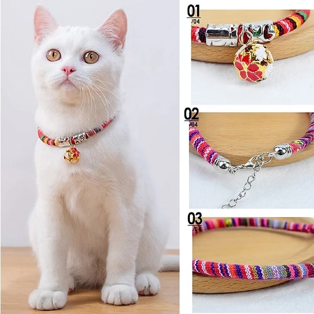 Collar de Soga Étnico para Gato