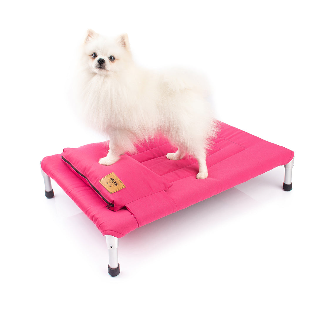 🌟🐶 CAMA PREMIUM TIPO HAMACA - ROSADO 💖