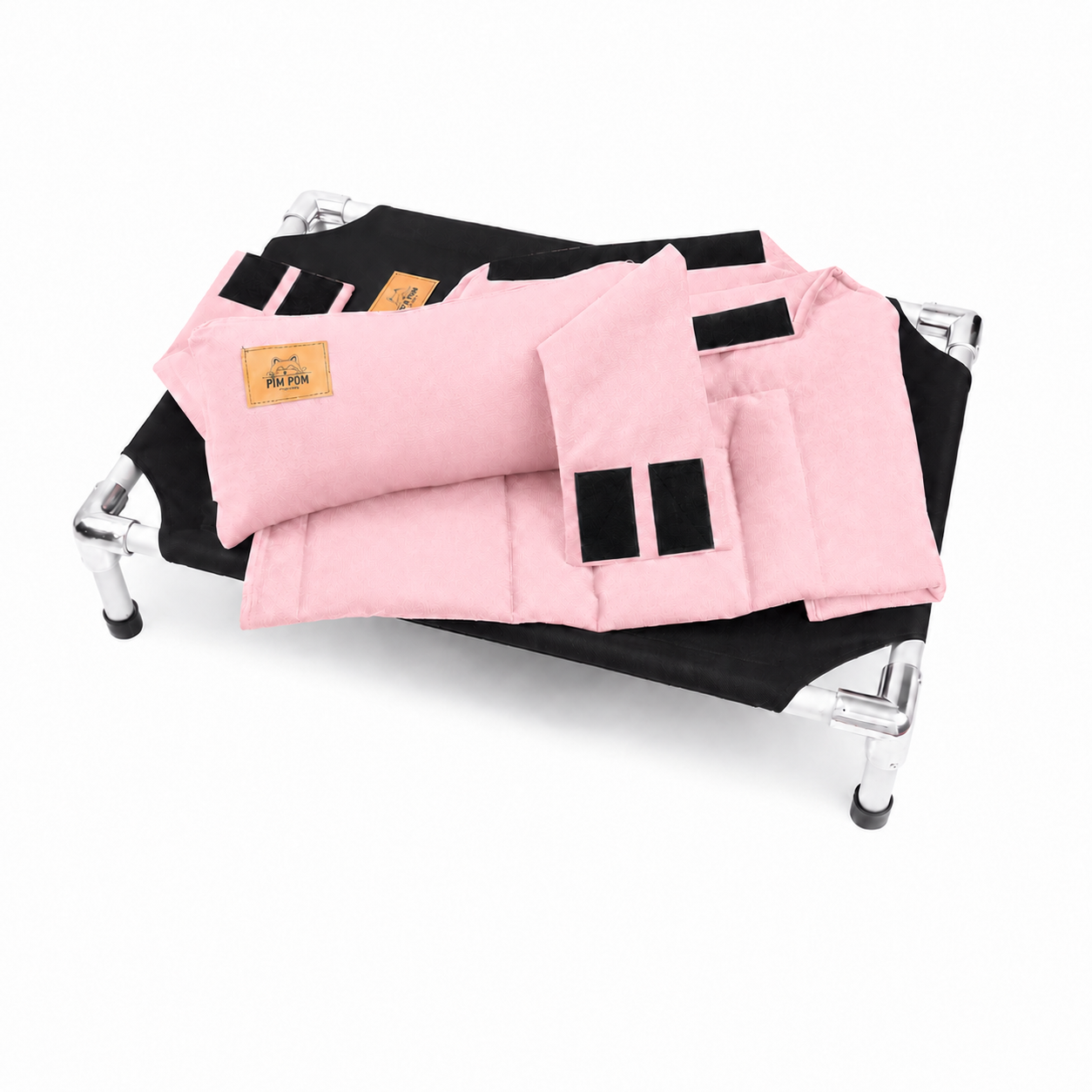 NUEVA COLECCIÓN TAPIZ❄️🐶 CAMA PREMIUM TIPO HAMACA - ROSADO BB TAPIZ