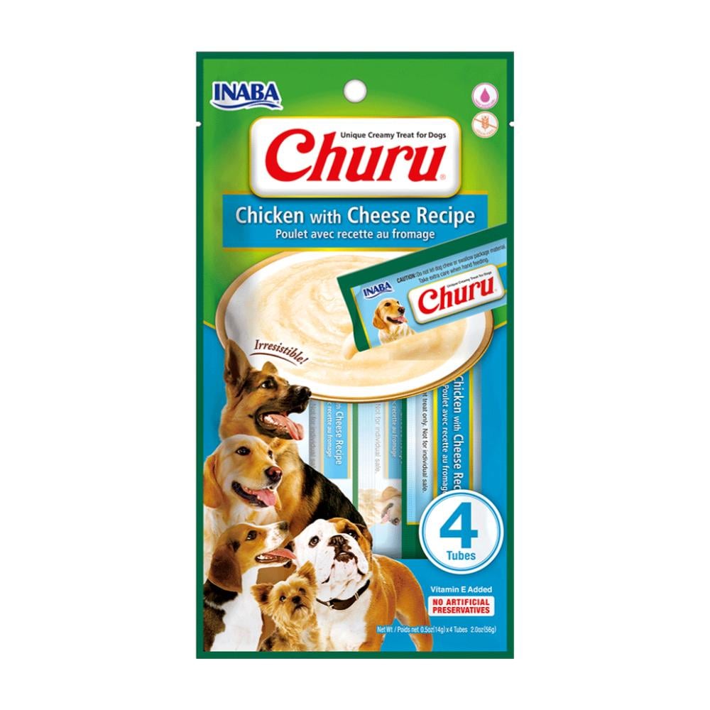 Churu Pollo con Queso – Snack húmedo para perros