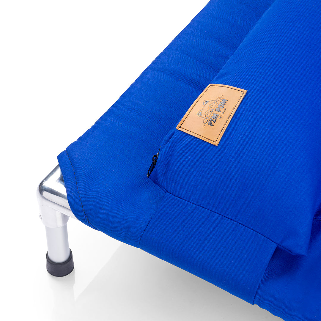 🌟🐶 CAMA PREMIUM TIPO HAMACA - AZUL 💙