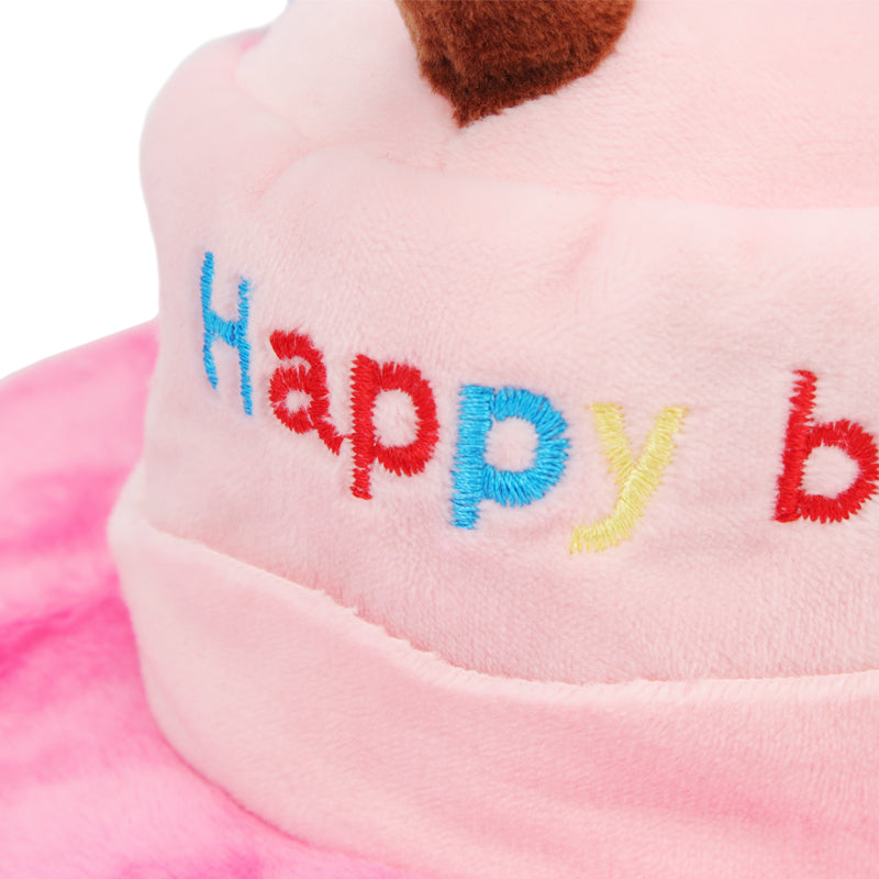 Gorro de Cumpleaños con Diseño de Velas para Perro