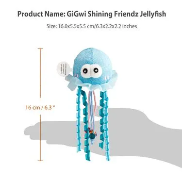 Gigwi Shining Friendz Medusa con Luz Led y Catnip