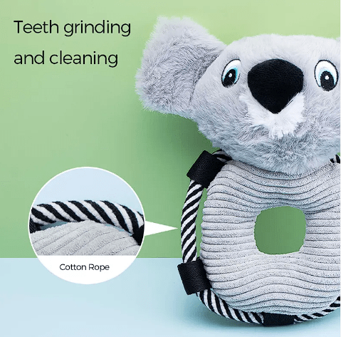 Peluches de Juguete para Perros: Koala y Mono con Sonido y Material Seguro
