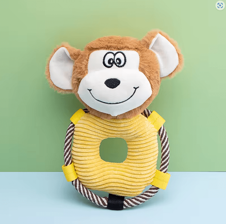 Peluches de Juguete para Perros: Koala y Mono con Sonido y Material Seguro