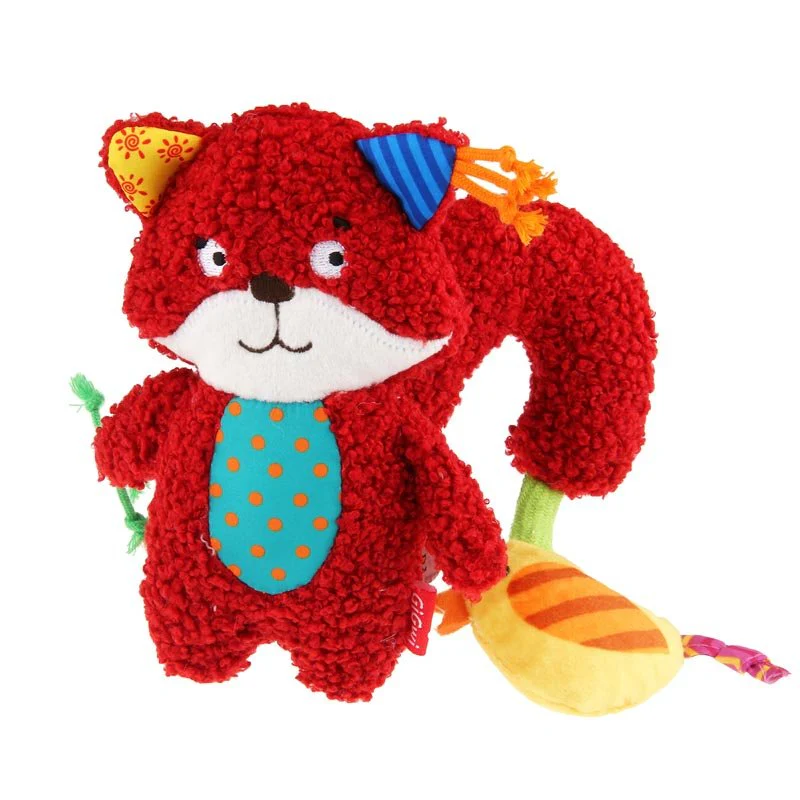 Plush Friendz Squirrel with Squeaker and Crinkle SM