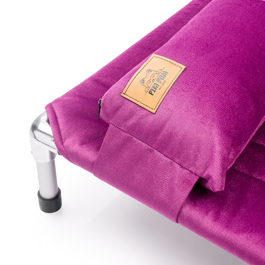 NUEVA COLECCIÓN TAPIZ❄️🐶 CAMA PREMIUM TIPO HAMACA - MORADO