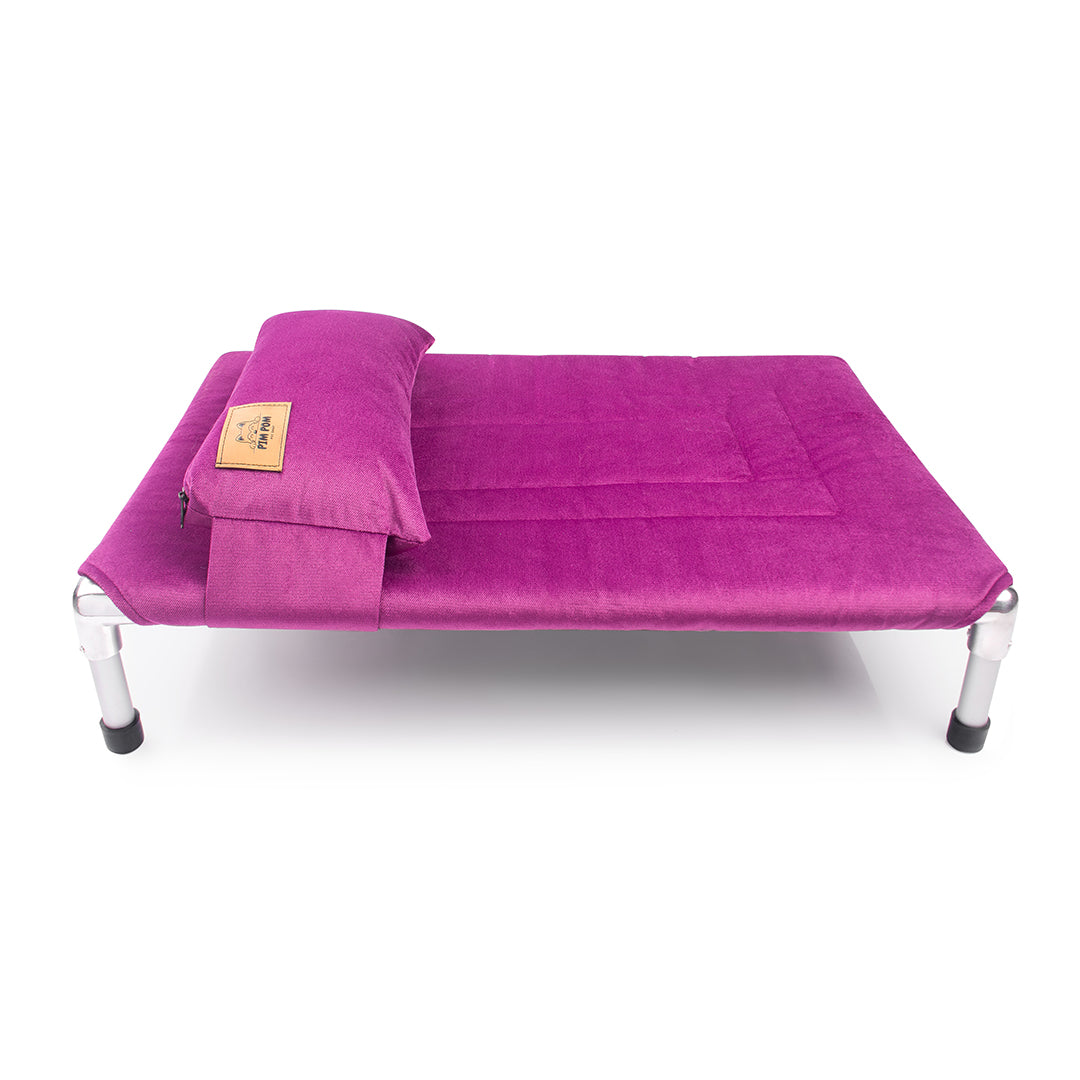 NUEVA COLECCIÓN TAPIZ❄️🐶 CAMA PREMIUM TIPO HAMACA - MORADO