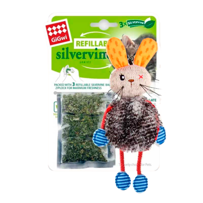 Gigwi Catnip Recargable con Silver Vine