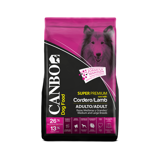 Canbo Dog Adulto Raza Mediana y Grande Cordero 3 Kg