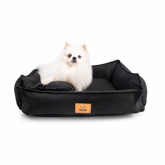 Cama para perro Hipoalergénica de Facil lavado! 🐶✨- Negro