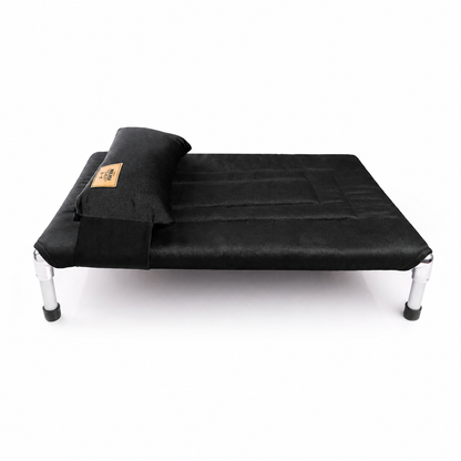 NUEVA COLECCIÓN TAPIZ❄️🐶 CAMA PREMIUM TIPO HAMACA - NEGRO TAPIZ