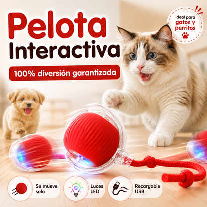 Pelota Inteligente Interactiva para Gatos y Perros