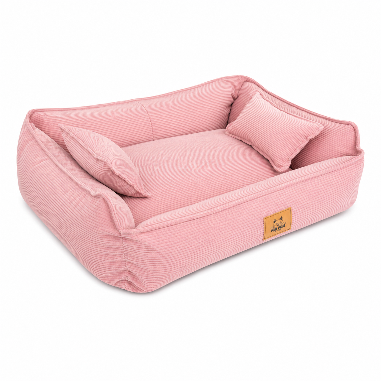 Cama para perro Hipoalergénica de Facil lavado! - Corduroy 🐶✨ - Rosado