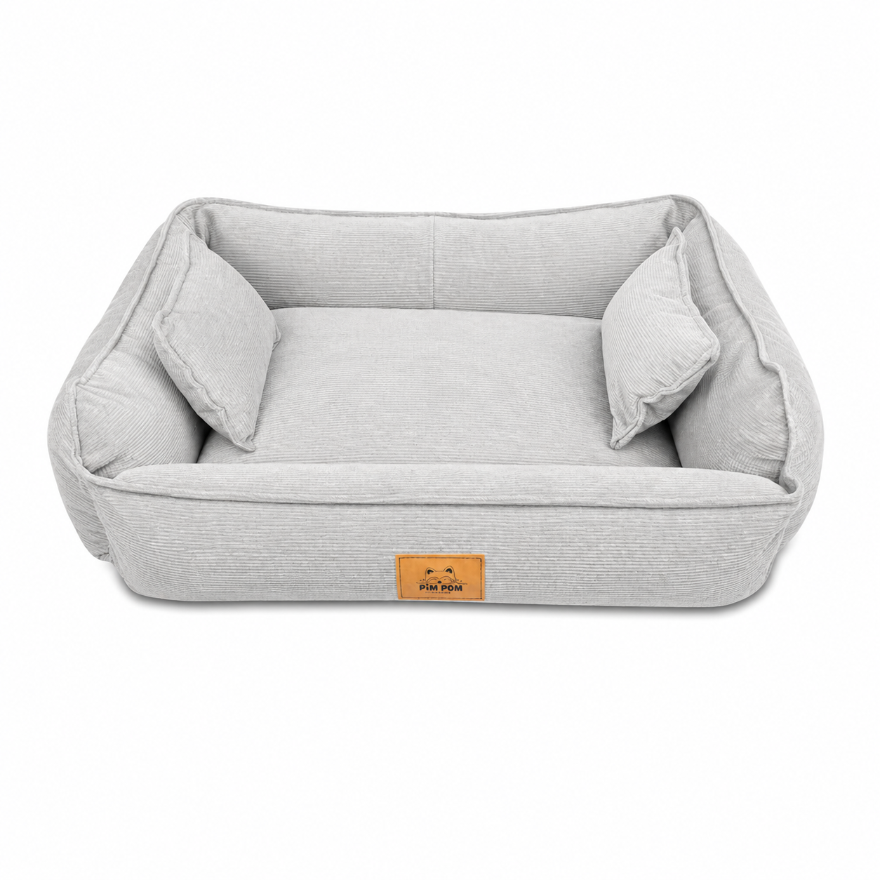 Cama para perro Hipoalergénica de Facil lavado! - Corduroy 🐶✨ - Plata