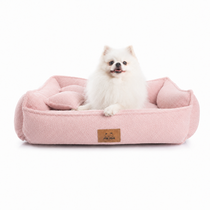 Cama para perro de Facil lavado! - Carnerito 🐶✨ - ROSADO
