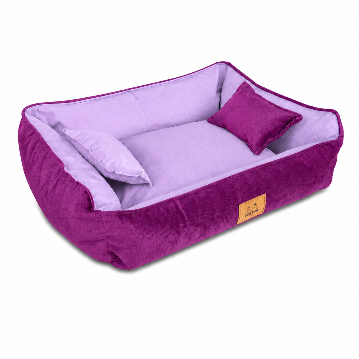 Cama para perro Hipoalergénica de Facil lavado! 🐶✨- Morado con Lila