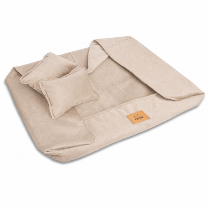 Cama para perro Hipoalergénica de Facil lavado! 🐶✨- Beige
