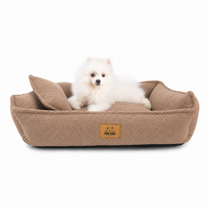 Cama para perro de Fácil lavado! - Carnerito 🐶✨ - MARRÓN