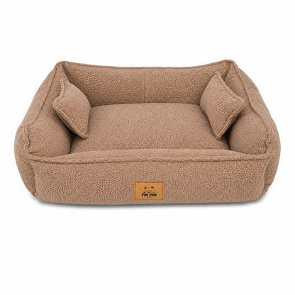 Cama para perro de Fácil lavado! - Carnerito 🐶✨ - MARRÓN