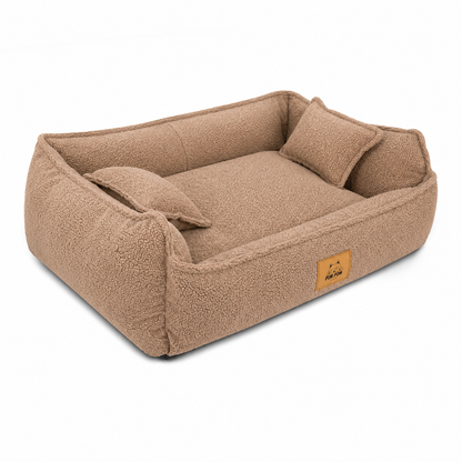 Cama para perro de Fácil lavado! - Carnerito 🐶✨ - MARRÓN