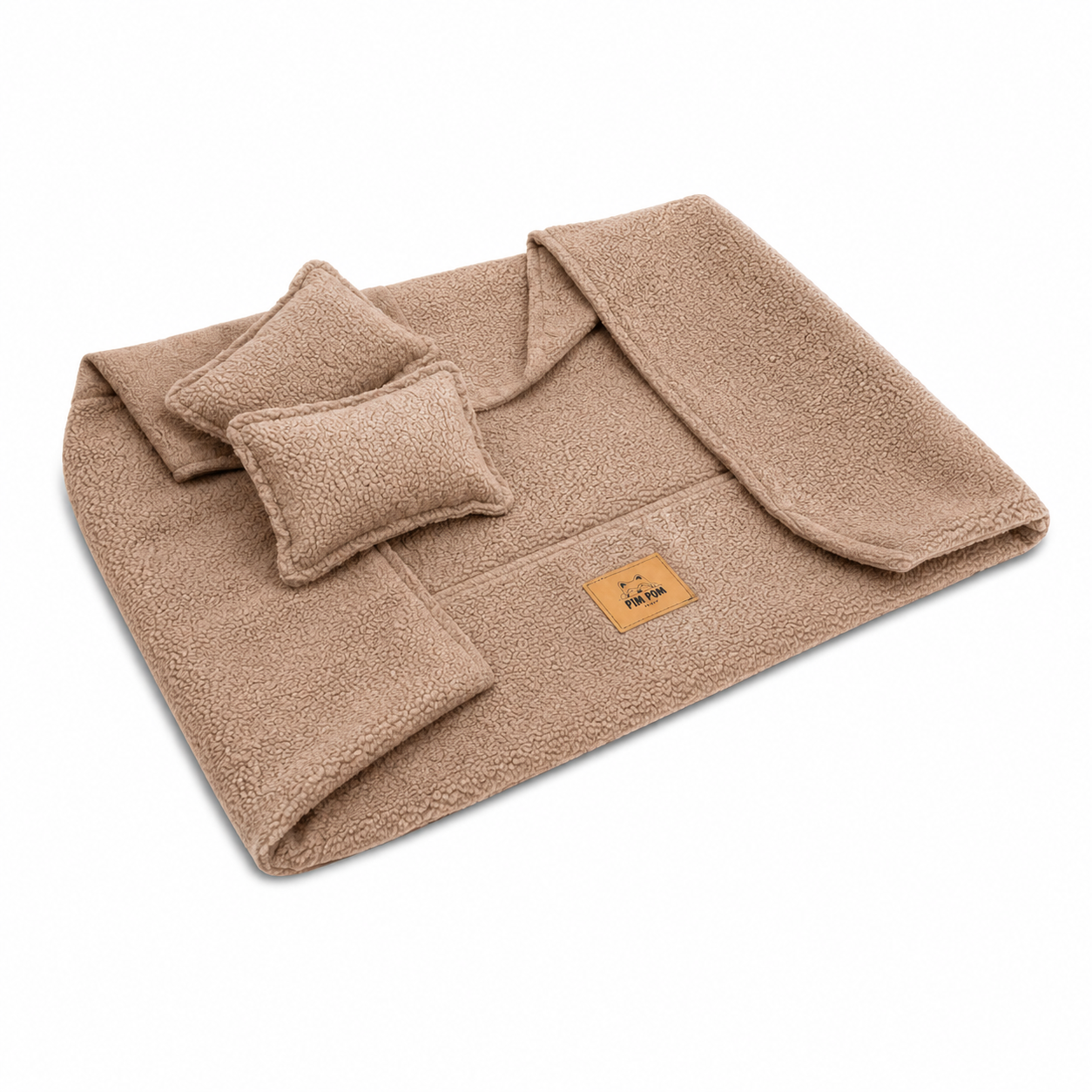 Cama para perro de Fácil lavado! - Carnerito 🐶✨ - MARRÓN