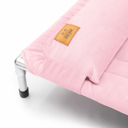 NUEVA COLECCIÓN TAPIZ❄️🐶 CAMA PREMIUM TIPO HAMACA - ROSADO BB TAPIZ