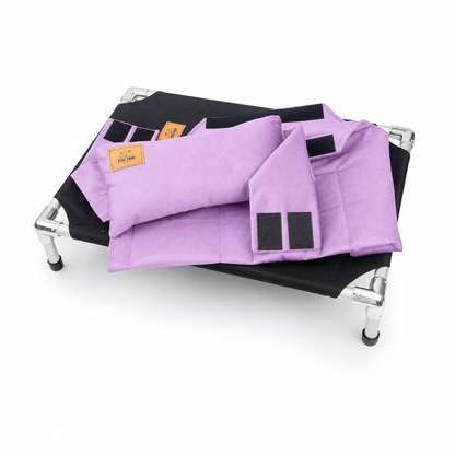 NUEVA COLECCIÓN TAPIZ❄️🐶 CAMA PREMIUM TIPO HAMACA - LILA BB TAPIZ