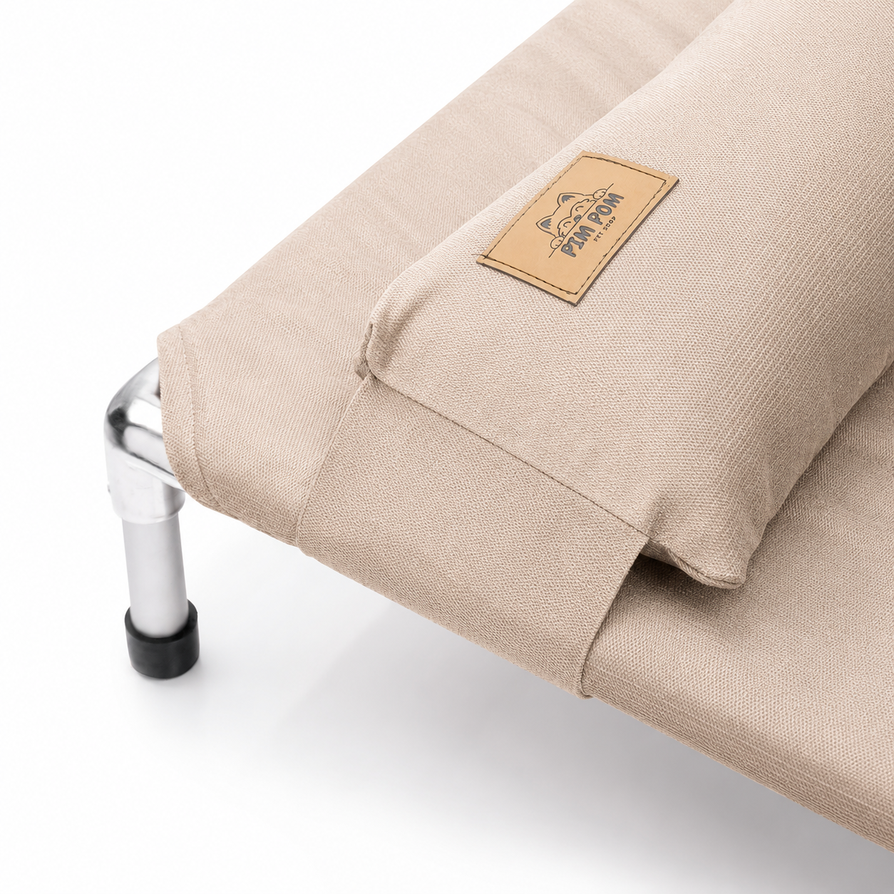 NUEVA COLECCIÓN TAPIZ❄️🐶 CAMA PREMIUM TIPO HAMACA - BEIGE TAPIZ