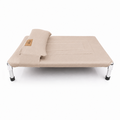 NUEVA COLECCIÓN TAPIZ❄️🐶 CAMA PREMIUM TIPO HAMACA - BEIGE TAPIZ