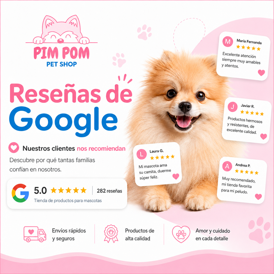 Reseñas de Google PimPom Petshop