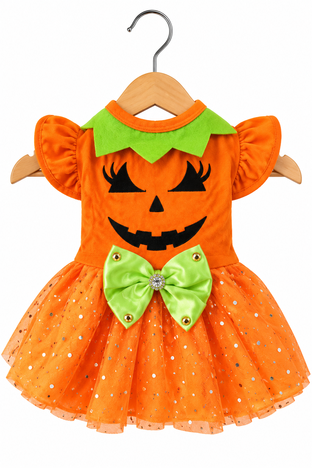 Vestido de Calabaza para Perro | Halloween para Mascotas 🎃
