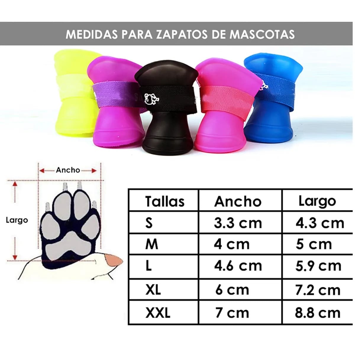 Zapatos Impermeables para perros 🐾🐶