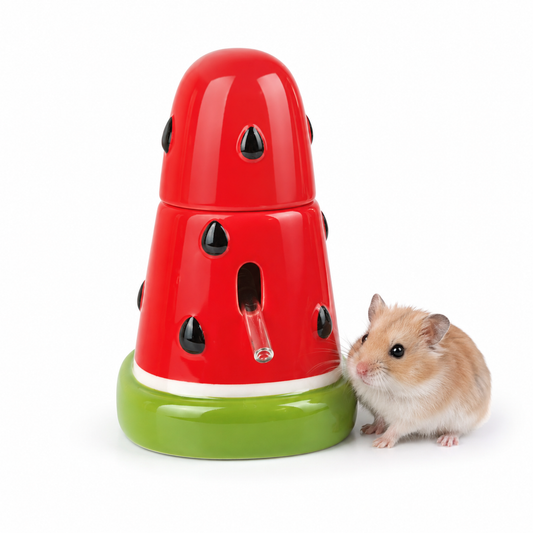 Bebedero de Cerámica para Hámster - Sandía 🐹🍉