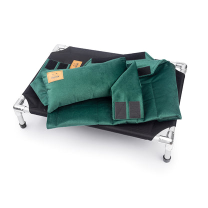 NUEVA COLECCIÓN TAPIZ❄️🐶 CAMA PREMIUM TIPO HAMACA - VERDE