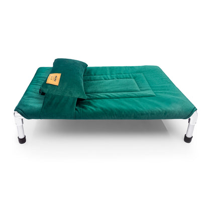 NUEVA COLECCIÓN TAPIZ❄️🐶 CAMA PREMIUM TIPO HAMACA - VERDE