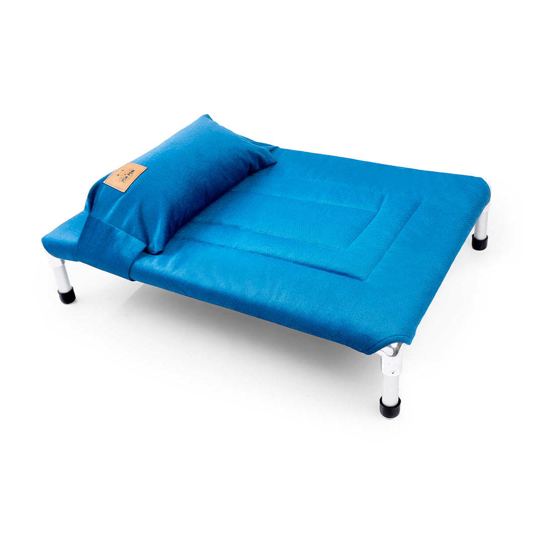 NUEVA COLECCIÓN TAPIZ❄️🐶 CAMA PREMIUM TIPO HAMACA - AZUL