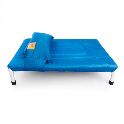 NUEVA COLECCIÓN TAPIZ❄️🐶 CAMA PREMIUM TIPO HAMACA - AZUL