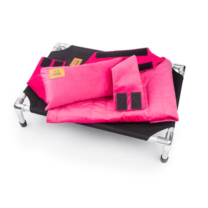 NUEVA COLECCIÓN TAPIZ❄️🐶 CAMA PREMIUM TIPO HAMACA - FUCSIA