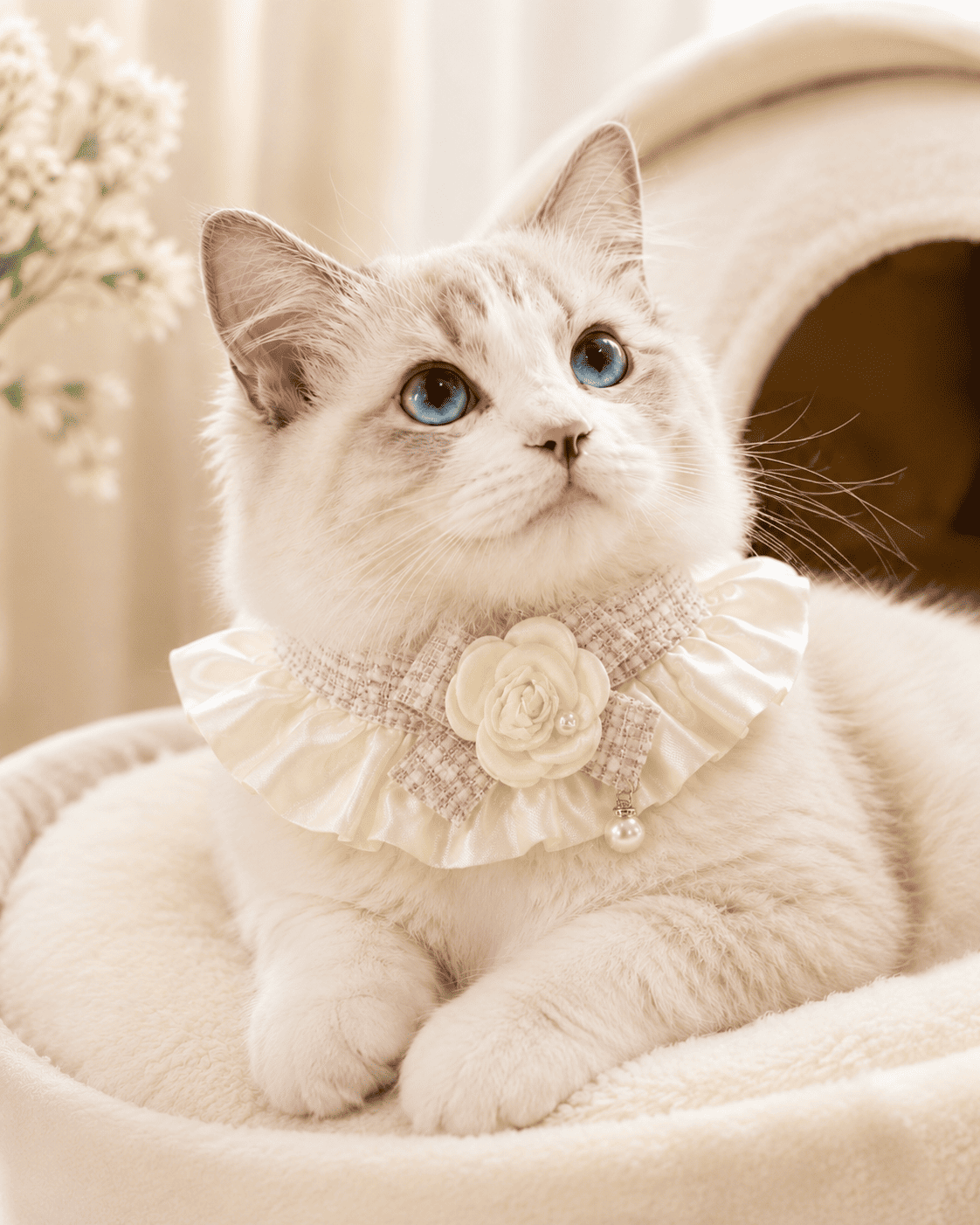 Lazo Estilo Chanel De Gato
